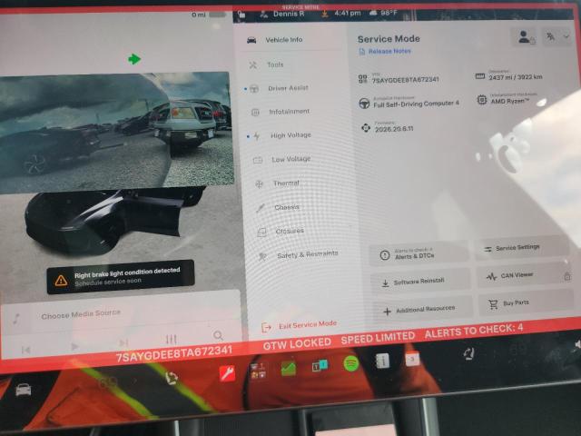 Auction sale of the 2026 Tesla Model Y, vin: 7SAYGDEE8TA672341, lot number: 67354966