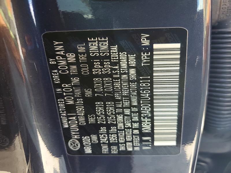Aukcja sprzedaży 2026 Hyundai Kona, vin: KM8HF3AB0TU461811, numer aukcji: 68604216