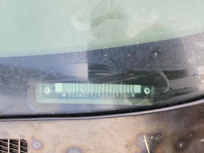 Продажа на аукционе авто 2001 Buick Century, vin: 2G4WS52J911159740, номер лота: 68401966