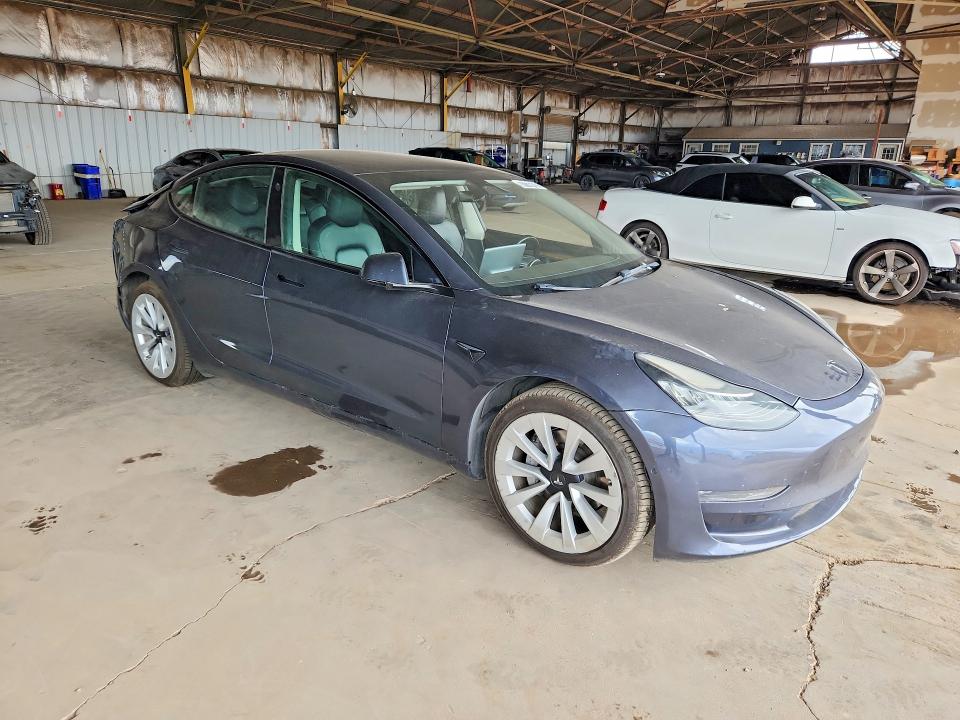 2022 Tesla Model 3 მანქანა იყიდება აუქციონზე, vin: 5YJ3E1EB1NF260821, აუქციონის ნომერი: 70001276