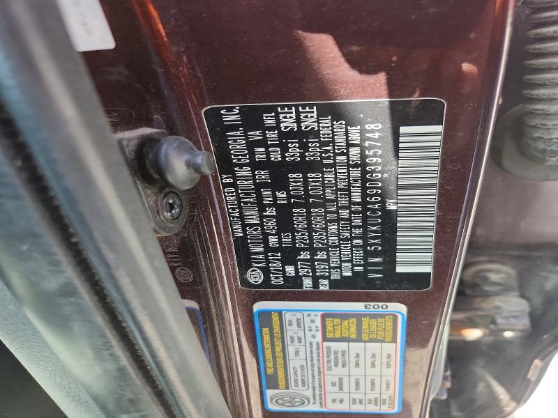 Продаж на аукціоні авто 2013 Kia Sorento, vin: 5XYKUCA69DG395748, номер лоту: 71011706