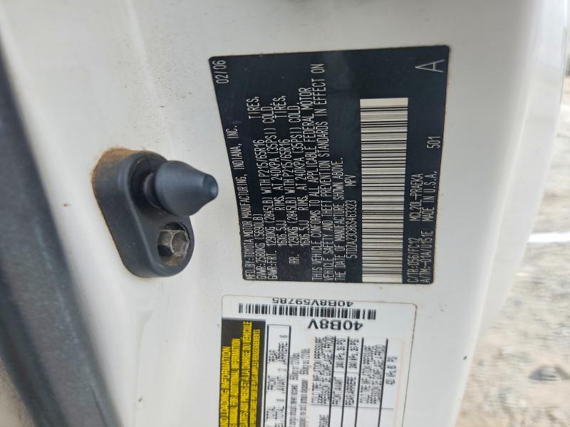 Aukcja sprzedaży 2006 Toyota Sienna, vin: 5TDZA23C86S463323, numer aukcji: 68188496