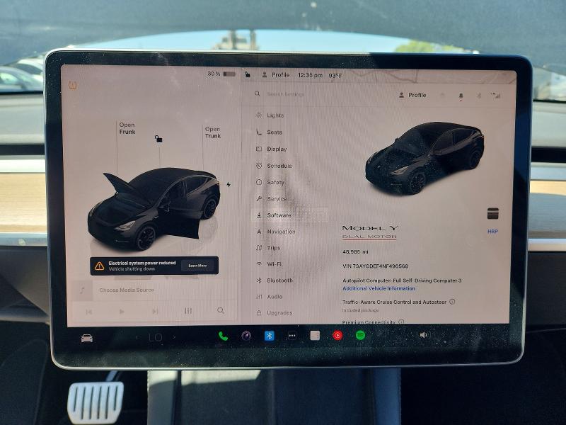 Продаж на аукціоні авто 2022 Tesla Model Y, vin: 7SAYGDEF4NF490568, номер лоту: 68690796