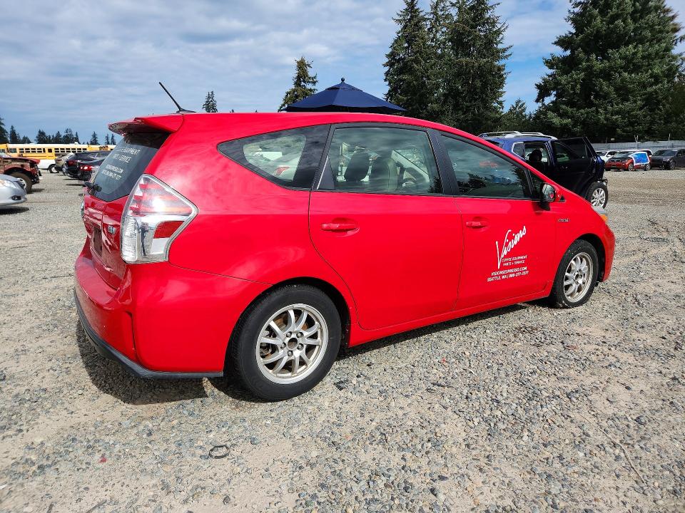 2015 Toyota Prius V მანქანა იყიდება აუქციონზე, vin: JTDZN3EUXFJ032169, აუქციონის ნომერი: 70153426