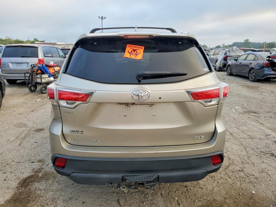 Продажа на аукционе авто 2015 Toyota Highlander, vin: 5TDJKRFH4FS131860, номер лота: 69865226