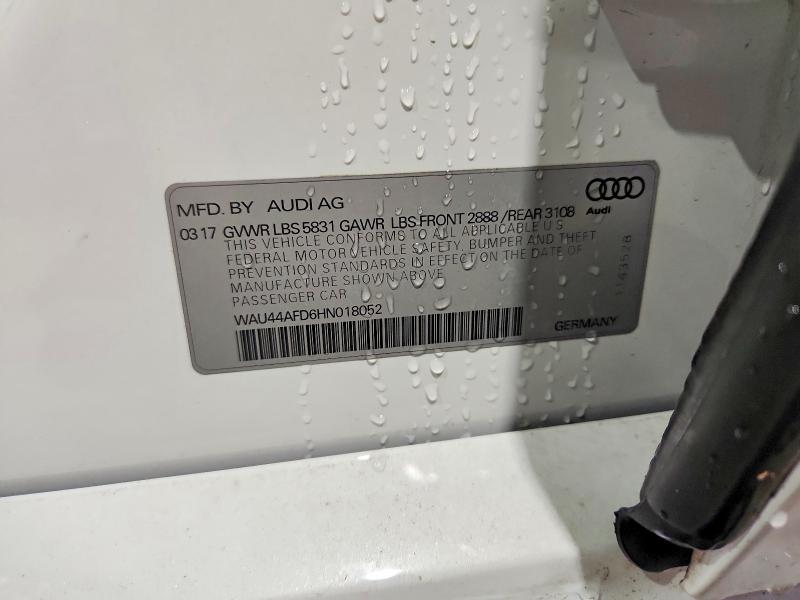 Aukcja sprzedaży 2017 Audi A8, vin: WAU44AFD6HN018052, numer aukcji: 67679006
