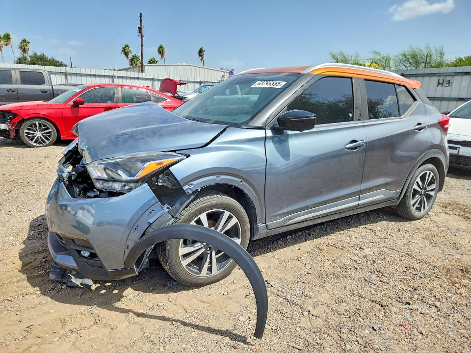 2019 Nissan Kicks მანქანა იყიდება აუქციონზე, vin: 3N1CP5CU9KL557955, აუქციონის ნომერი: 68796866