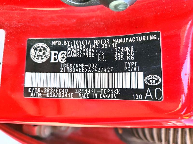 Aukcja sprzedaży 2010 Toyota Corolla, vin: 2T1BU4EEXAC427427, numer aukcji: 64901236