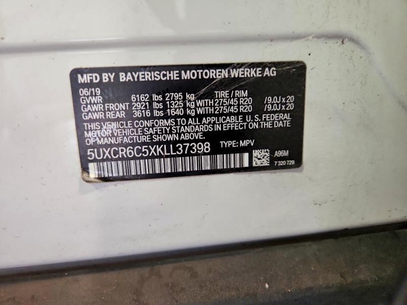 Aukcja sprzedaży 2019 Bmw X5, vin: 5UXCR6C5XKLL37398, numer aukcji: 68397076