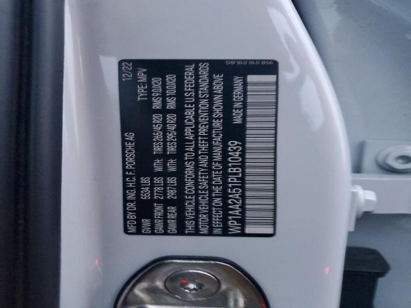 Aukcja sprzedaży 2023 Porsche Macan, vin: WP1AA2A51PLB10439, numer aukcji: 70680736