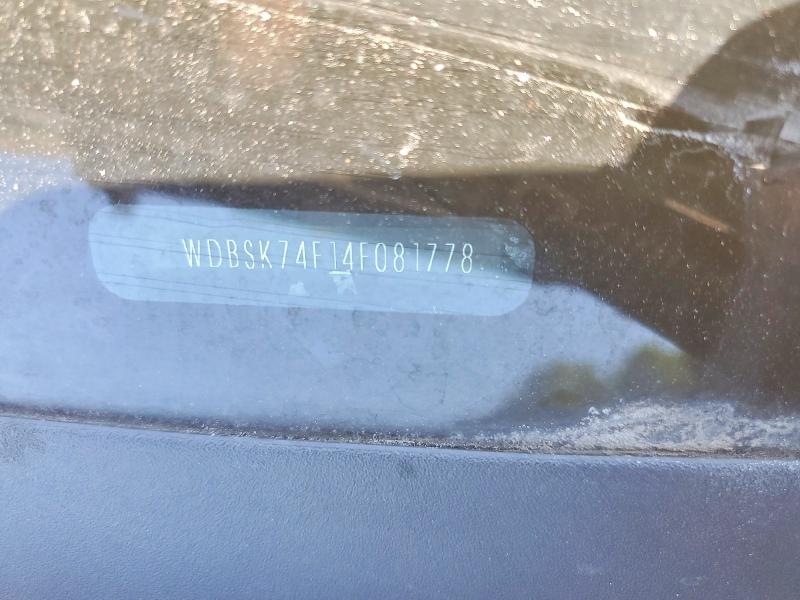 67770426 :رقم المزاد ، WDBSK74F14F081778 vin ، 2004 Mercedes-benz Sl مزاد بيع