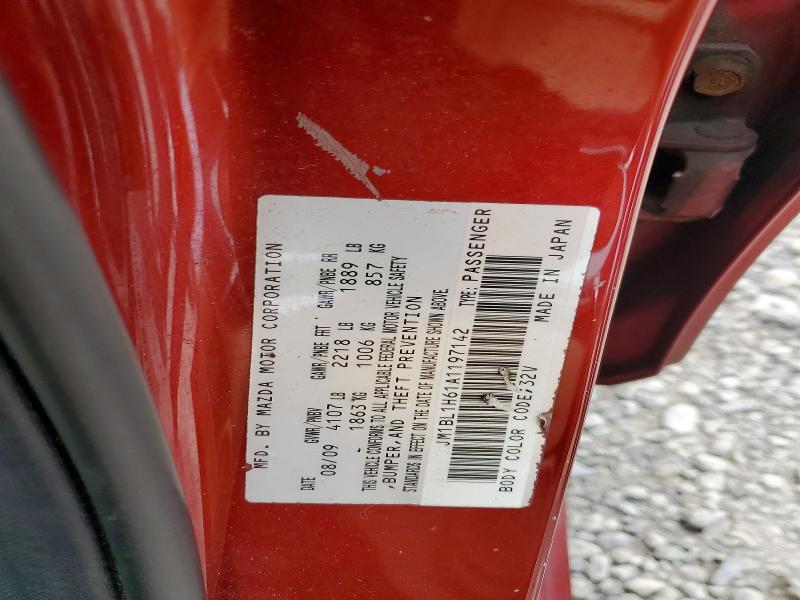 Продаж на аукціоні авто 2010 Mazda 3, vin: JM1BL1H61A1197142, номер лоту: 70240916