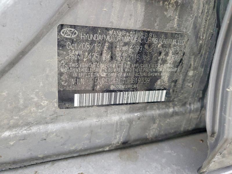 Продаж на аукціоні авто 2013 Hyundai Sonata, vin: 5NPEC4AC1DH619339, номер лоту: 69602226
