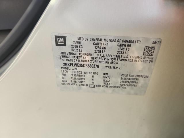 Aukcja sprzedaży 2013 Gmc Terrain, vin: 2GKFLWE35D6380378, numer aukcji: 68941886