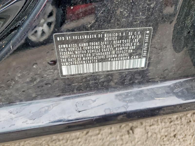 Aukcja sprzedaży 2019 Volkswagen Jetta, vin: 3VWC57BU5KM248779, numer aukcji: 68032886