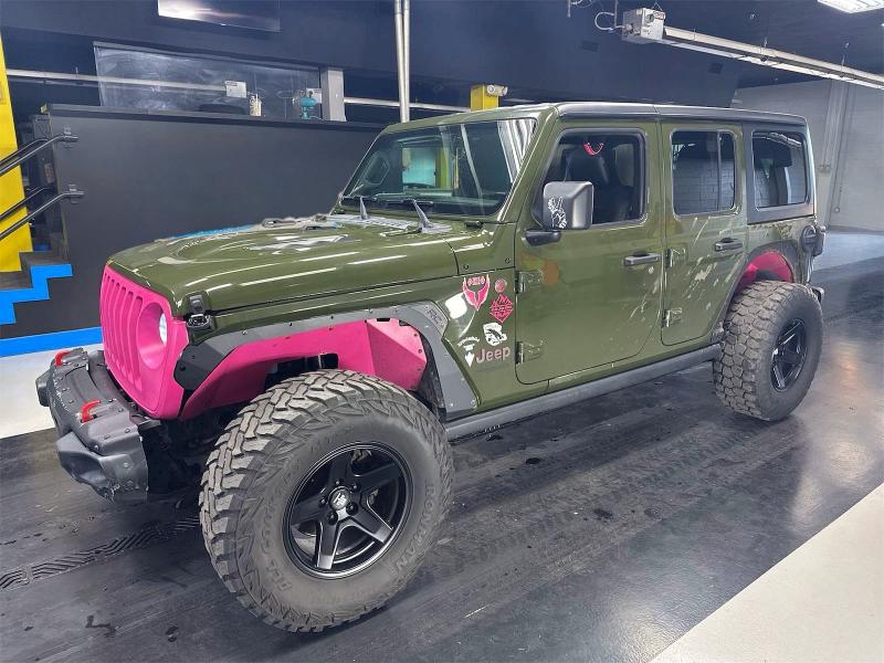 2021 Jeep Wrangler Unlimited მანქანა იყიდება აუქციონზე, vin: 1C4HJXFG1MW564451, აუქციონის ნომერი: 68663846