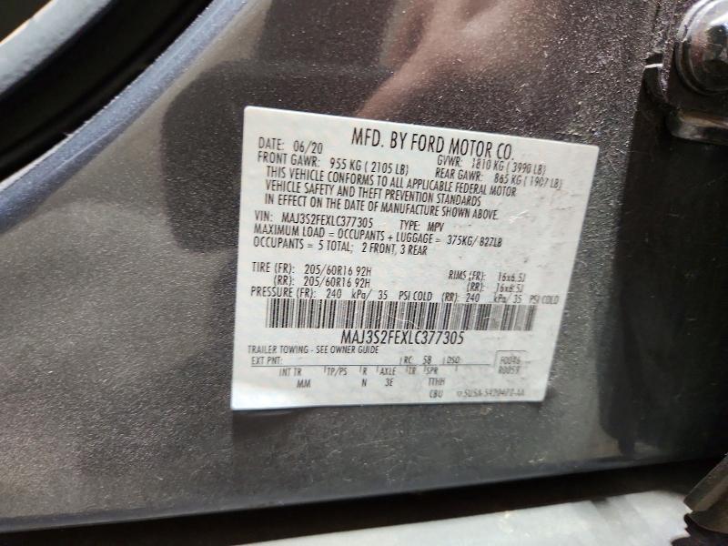 Aukcja sprzedaży 2020 Ford Ecosport, vin: MAJ3S2FEXLC377305, numer aukcji: 68899986