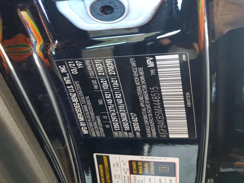 Продаж на аукціоні авто 2021 Mercedes-benz Gle, vin: 4JGFB4KB5MA448515, номер лоту: 70355226