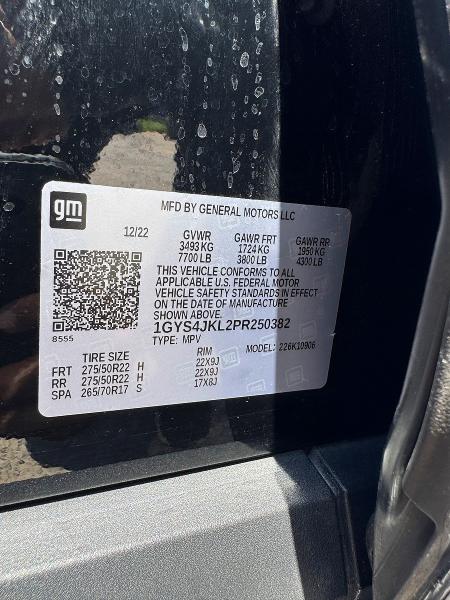 Aukcja sprzedaży 2023 Cadillac Escalade, vin: 1GYS4JKL2PR250382, numer aukcji: 66859446