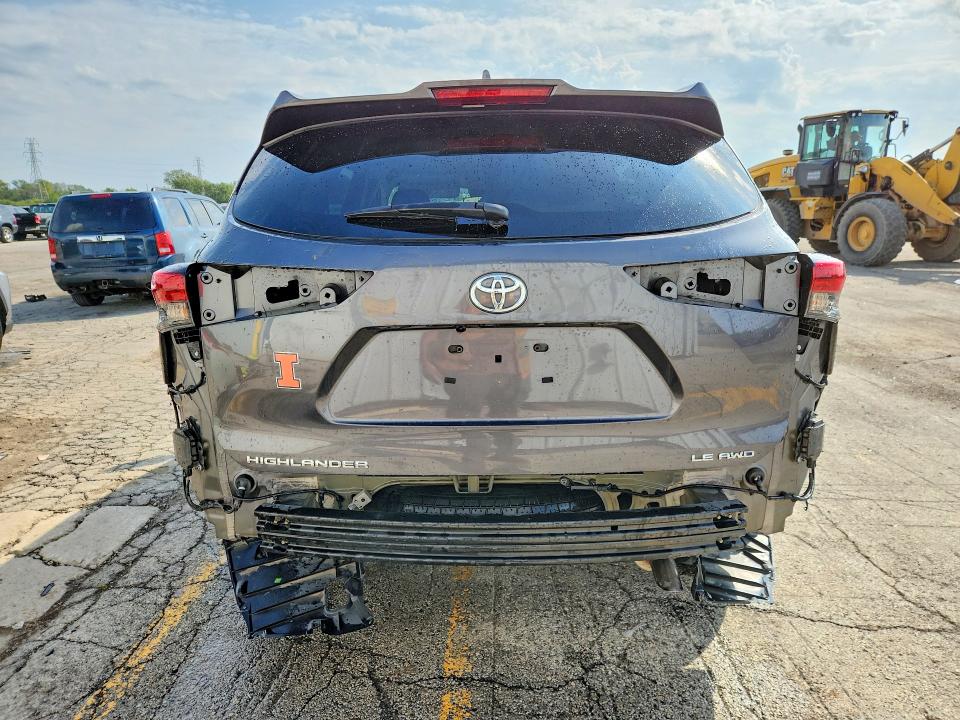 68961306 :رقم المزاد ، 5TDBZRBH6MS555477 vin ، 2021 Toyota Highlander مزاد بيع