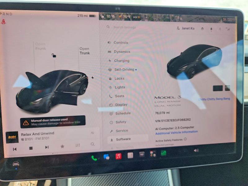 2018 Tesla Model 3 მანქანა იყიდება აუქციონზე, vin: 5YJ3E1EB3JF068262, აუქციონის ნომერი: 67913836