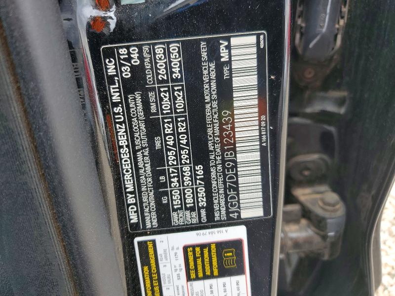 Продажа на аукционе авто 2018 Mercedes-benz Gls, vin: 4JGDF7DE9JB123439, номер лота: 67523476