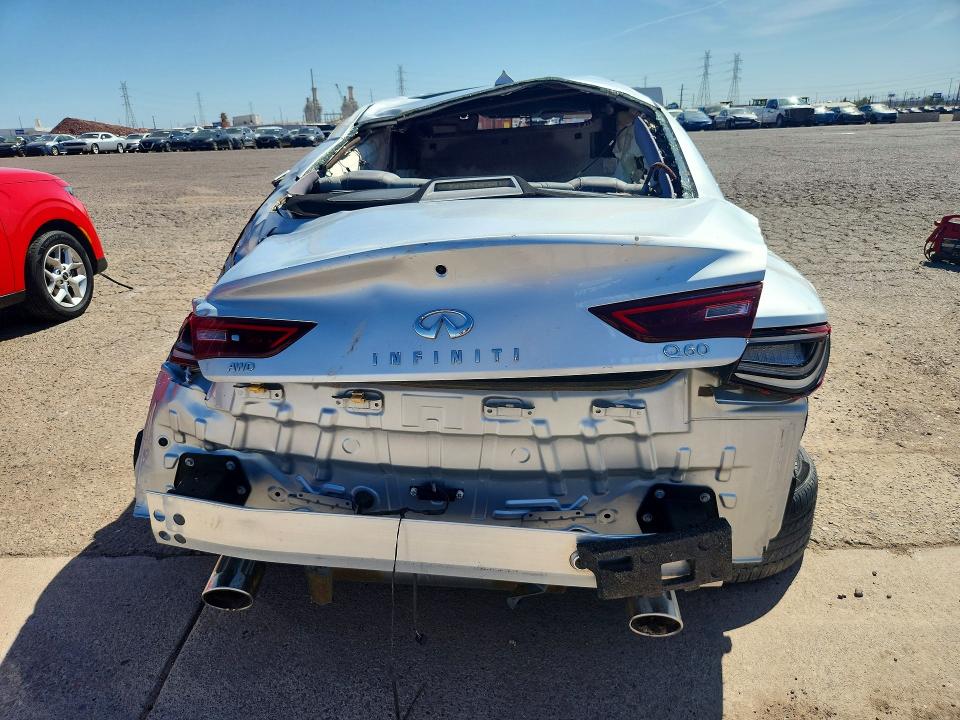2018 Infiniti Q60 მანქანა იყიდება აუქციონზე, vin: JN1EV7EL9JM390855, აუქციონის ნომერი: 68783666