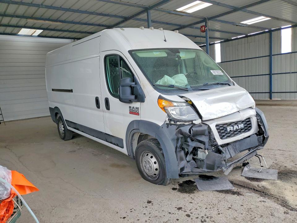 2021 Ram Promaster 2500 მანქანა იყიდება აუქციონზე, vin: 3C6LRVDG0ME544199, აუქციონის ნომერი: 69139226