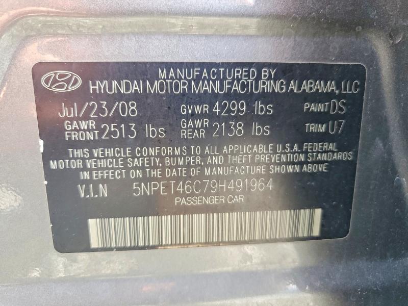 Aukcja sprzedaży 2009 Hyundai Sonata, vin: 5NPET46C79H491964, numer aukcji: 67617746