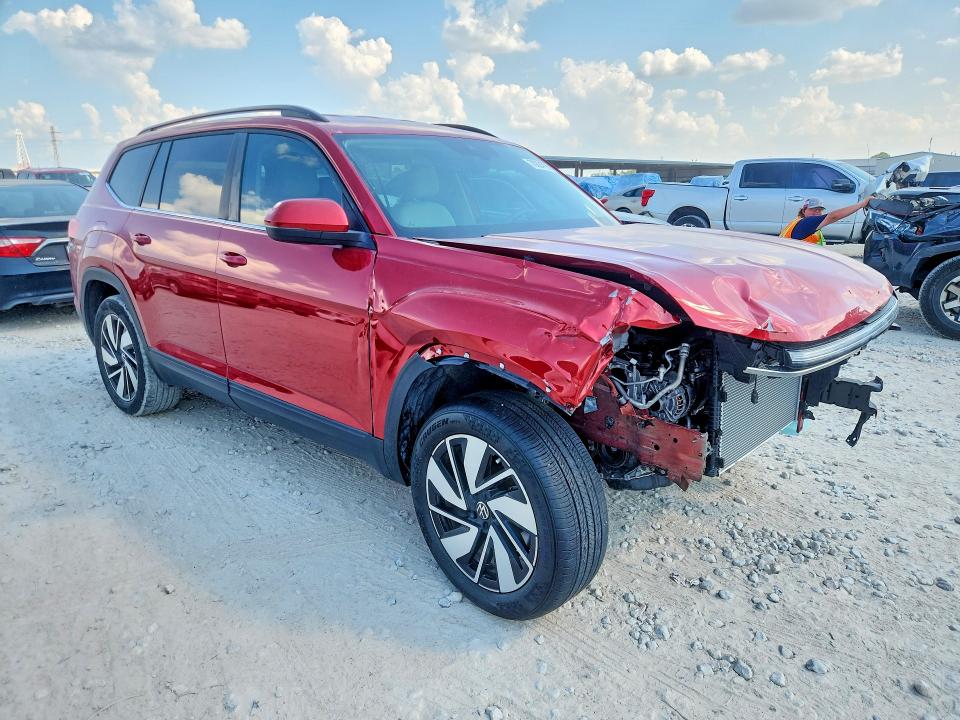 70224796 :رقم المزاد ، 1V2WR2CA1SC542420 vin ، 2025 Volkswagen Atlas مزاد بيع