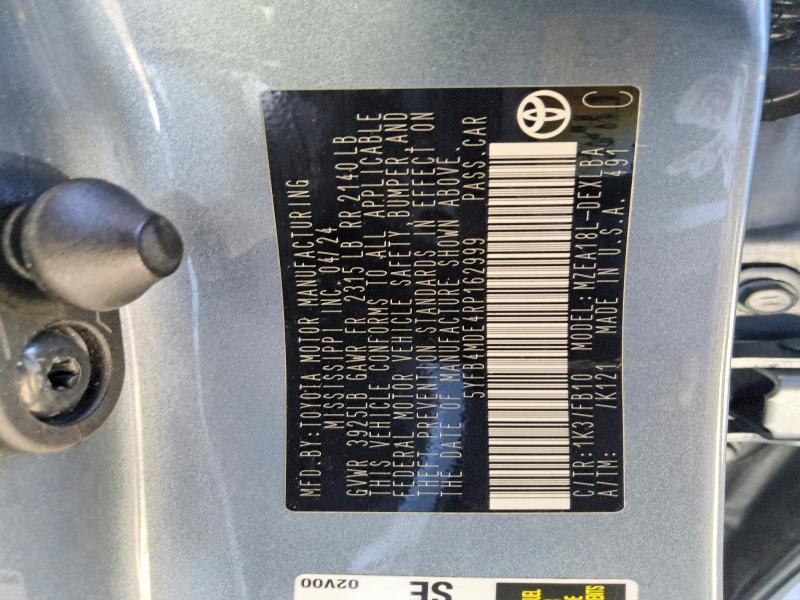 67976246 :رقم المزاد ، 5YFB4MDE4RP162999 vin ، 2024 Toyota Corolla مزاد بيع