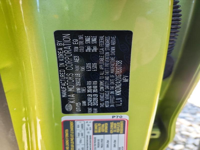 Aukcja sprzedaży 2016 Kia Soul, vin: KNDJN2A20G7830738, numer aukcji: 67303836