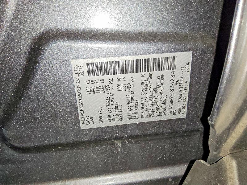 Продаж на аукціоні авто 2025 Nissan Rogue, vin: 5N1BT3BA5SC834284, номер лоту: 70136346