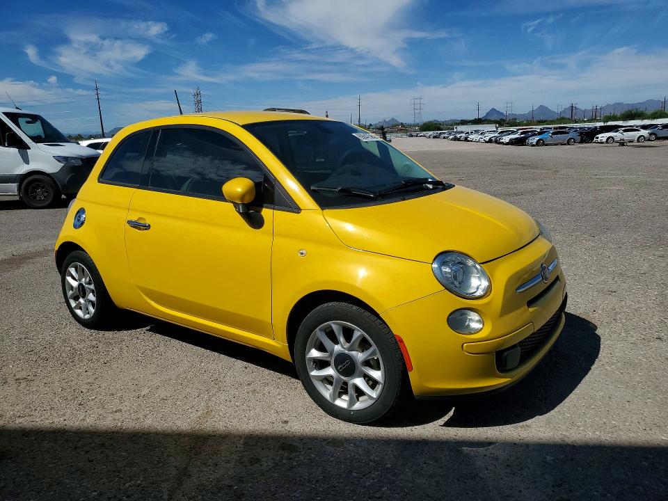 69842566 :رقم المزاد ، 3C3CFFKR2HT535652 vin ، 2017 Fiat 500 مزاد بيع