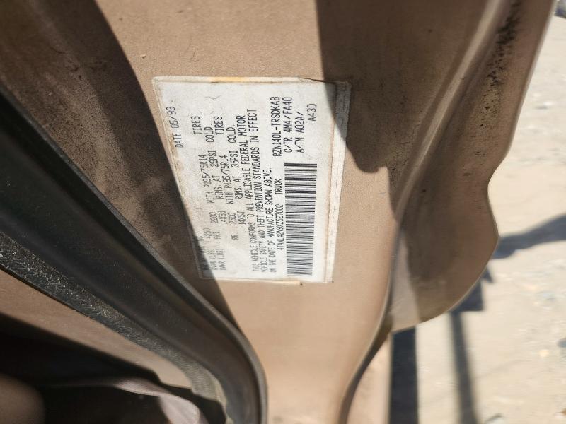 Aukcja sprzedaży 1999 Toyota Tacoma, vin: 4TANL42N9XZ527002, numer aukcji: 68289026