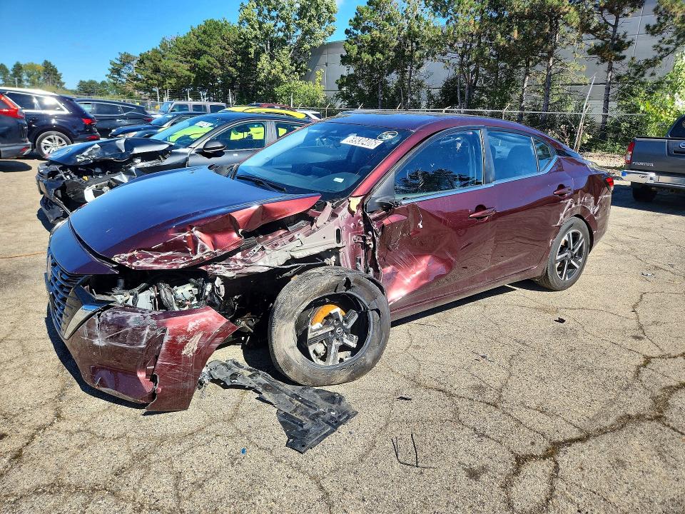 69930406 :رقم المزاد ، 3N1AB8CV3SY401784 vin ، 2025 Nissan Sentra مزاد بيع