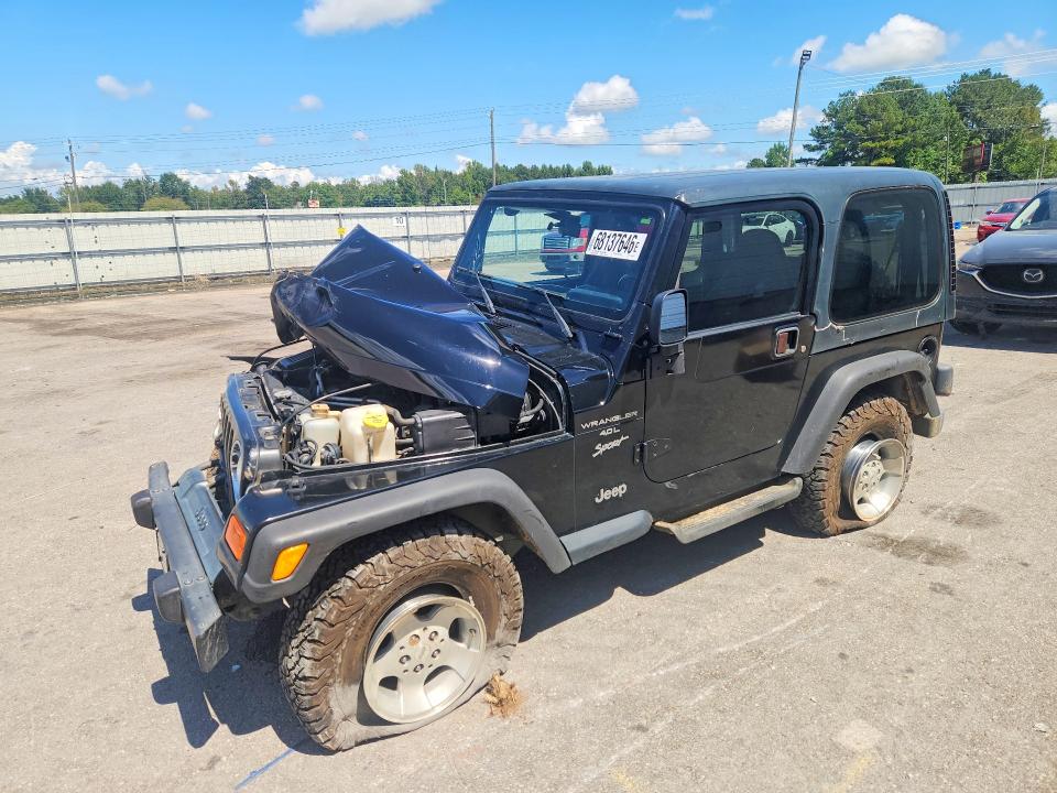 2000 Jeep Wrangler / Tj მანქანა იყიდება აუქციონზე, vin: 1J4FA49S4YP757998, აუქციონის ნომერი: 68137646