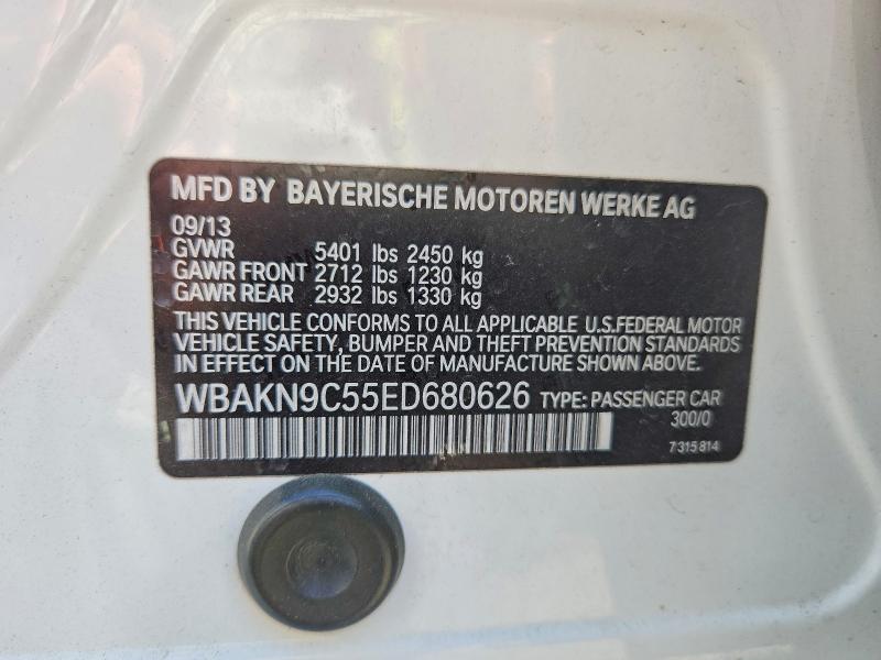 Продажа на аукционе авто 2014 Bmw 550, vin: WBAKN9C55ED680626, номер лота: 69346396