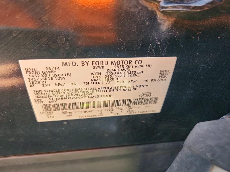Продаж на аукціоні авто 2015 Ford Explorer, vin: 1FM5K8ARXFGA21655, номер лоту: 68738766