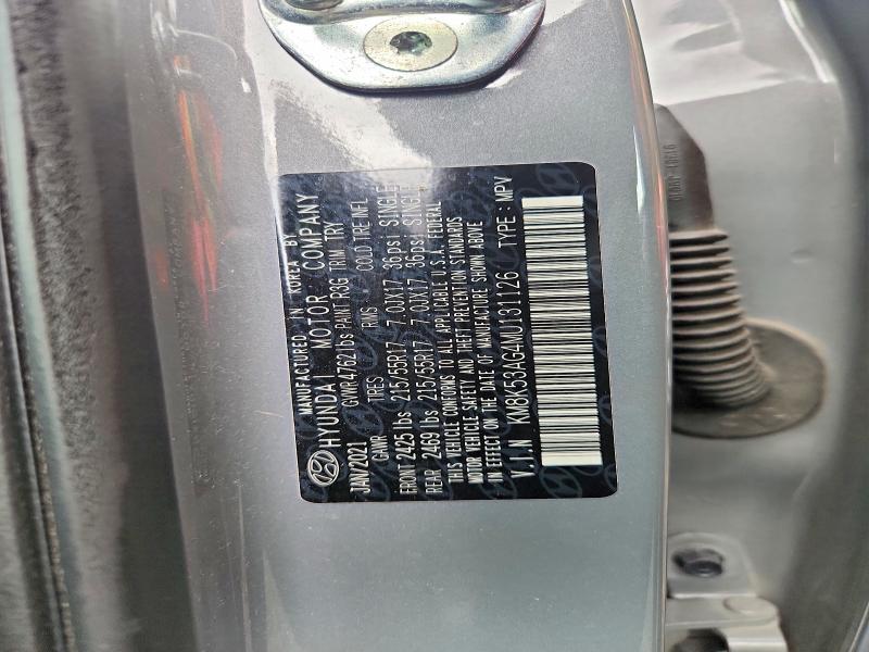 Auction sale of the 2021 Hyundai Kona, vin: KM8K53AG4MU131126, lot number: 70443746