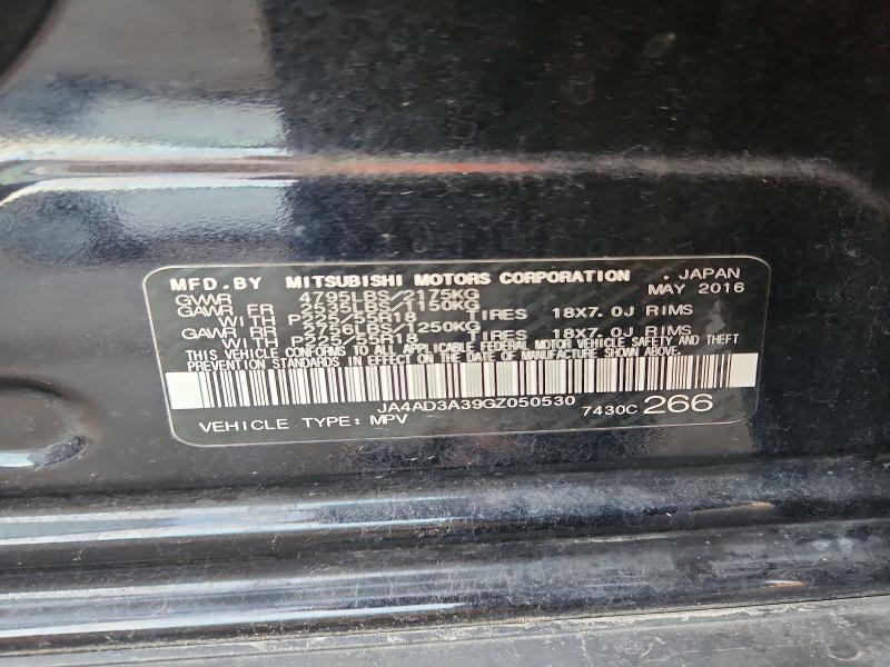 Aukcja sprzedaży 2016 Mitsubishi Outlander, vin: JA4AD3A39GZ050530, numer aukcji: 69455706