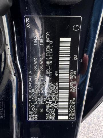 2020 Lexus Lx მანქანა იყიდება აუქციონზე, vin: JTJDY7AX5L4326966, აუქციონის ნომერი: 70503156