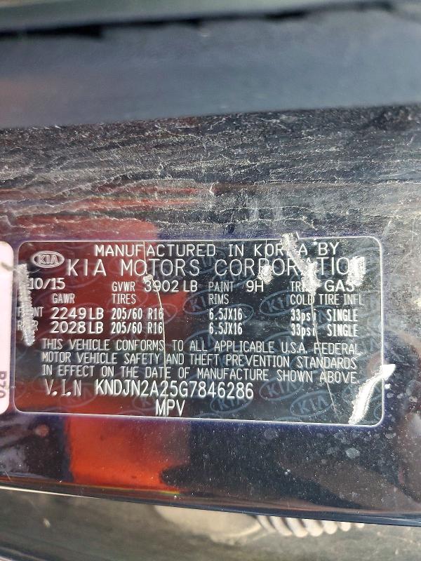 Aukcja sprzedaży 2016 Kia Soul, vin: KNDJN2A25G7846286, numer aukcji: 68099736