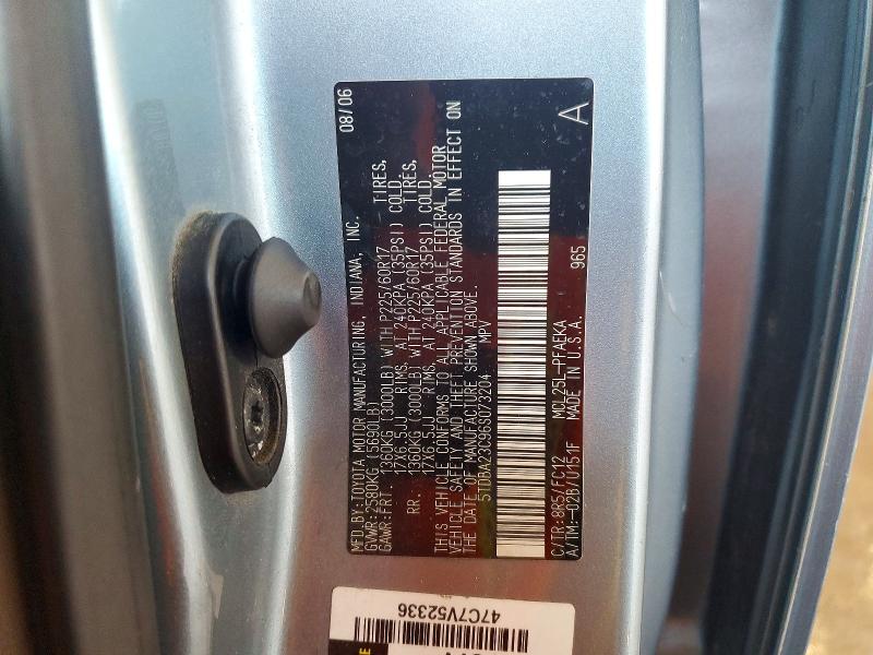 Продаж на аукціоні авто 2006 Toyota Sienna, vin: 5TDBA23C96S073204, номер лоту: 70144176