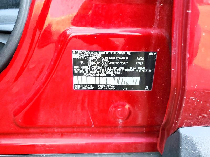 2018 Toyota Rav4 მანქანა იყიდება აუქციონზე, vin: 2T3WFREV3JW411469, აუქციონის ნომერი: 69202156