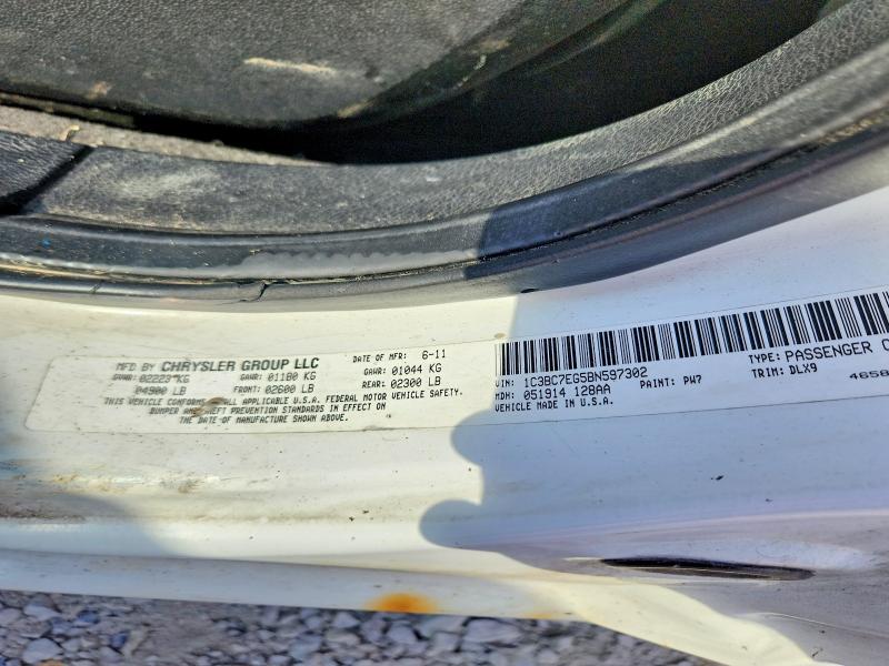 Aukcja sprzedaży 2011 Chrysler 200, vin: 1C3BC7EG5BN597302, numer aukcji: 68382826