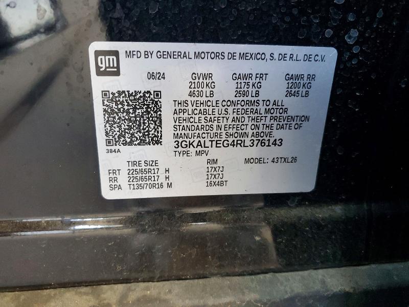 69811966 :رقم المزاد ، 3GKALTEG4RL376143 vin ، 2024 Gmc Terrain مزاد بيع