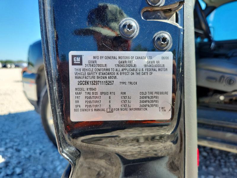 68412196 :رقم المزاد ، 2GCEK13Z971115257 vin ، 2007 Chevrolet Silverado مزاد بيع