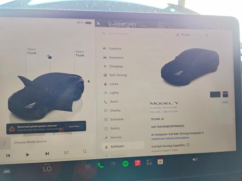 2023 Tesla Model Y მანქანა იყიდება აუქციონზე, vin: 7SAYGAEE3PF669421, აუქციონის ნომერი: 69165456