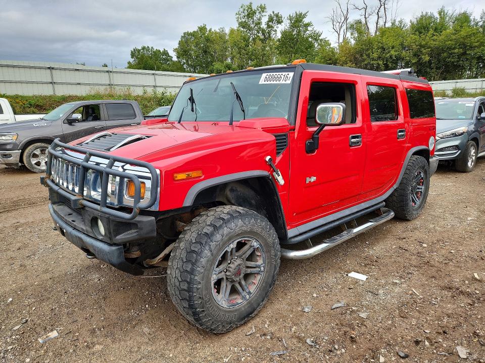 68866616 :رقم المزاد ، 5GRGN23U04H115455 vin ، 2004 Hummer H2 مزاد بيع